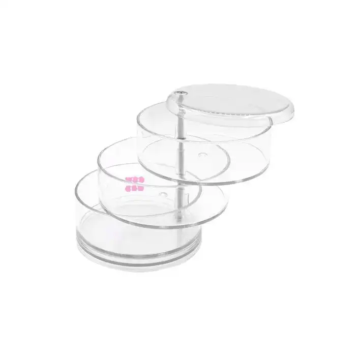 Organizador de Maquillaje Tres Niveles - Woo oow - Comparador de precios