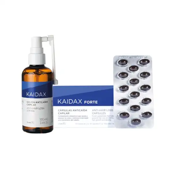 Pack Kaidax Forte + Loción AnticaÃda - KAIDAX - Comparador de precios