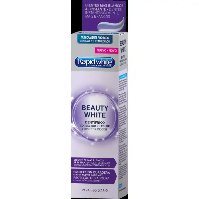 Pasta Dentífrica Beauty White  Rapid White - Rapid White - Comparador de precios