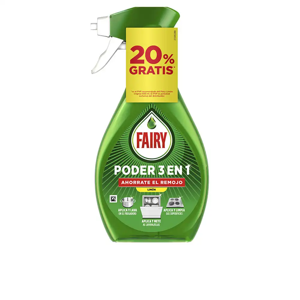 Poder 3 En 1 Limon pistola 500 ml - Fairy - Comparador de precios