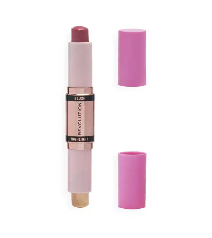 Revolution - Dúo de colorete e iluminador en stick - Mauve Glow - Makeup Revolution - Comparador de precios