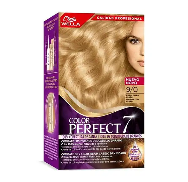 Tinte Color Perfect 9/0 Rubio Extra Claro - COLOR PERFECT 7 - Comparador de precios