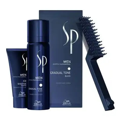 Wella Professionals Gradual Tone Gradual Tone negro 60 ml & Sensitive Shampoo 30 ml 60.0 ml - Wella Professionals - Comparador de precios