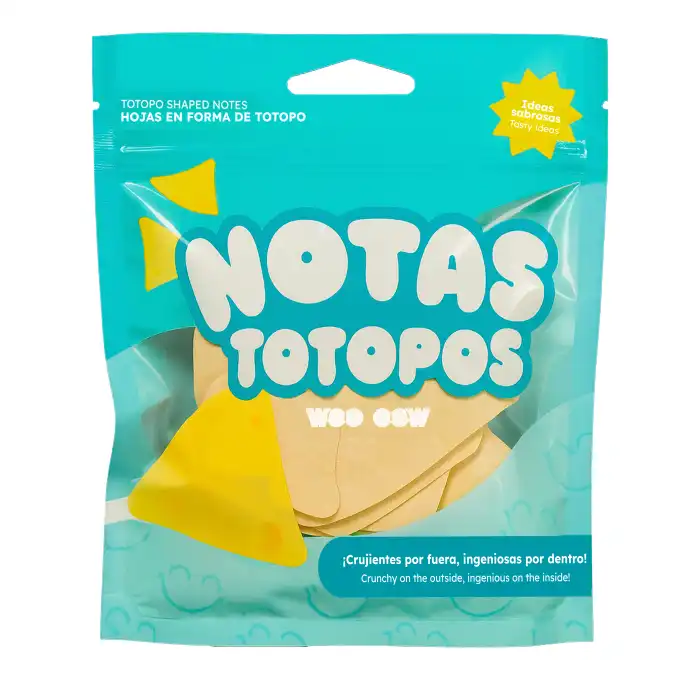 ¡35% DTO! Notas de Papel Totopos 61 gr - Woo oow - Comparador de precios