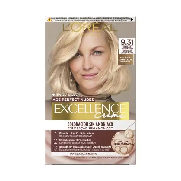 Age Perfect Nudes Excellence Creme 9.31 Rubio claro dorado - Excellence - Comparador de precios