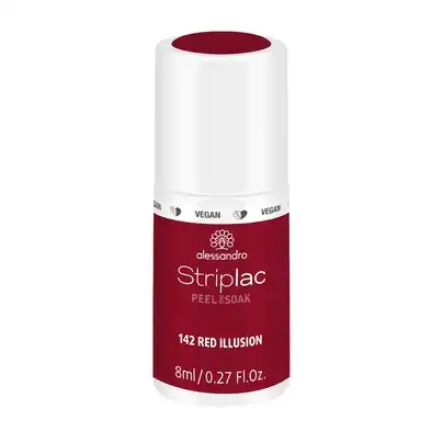 Alessandro Alessandro Striplac Peel or Soak  Red Illusion, 8 ml - alessandro - Comparador de precios