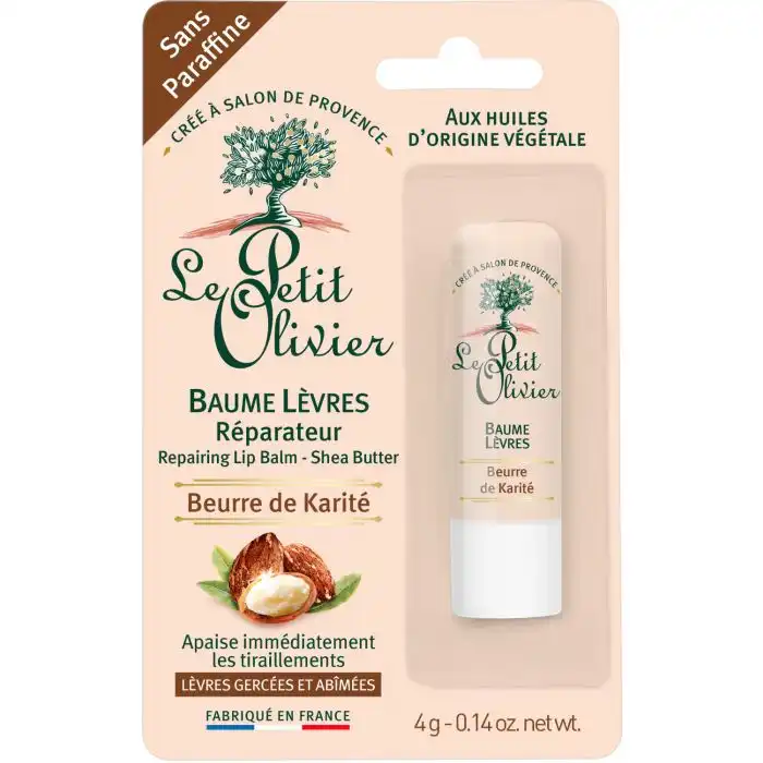 Bálsamo Labial Reparador con Manteca de Karité 4 gr - Le Petit Olivier - Comparador de precios