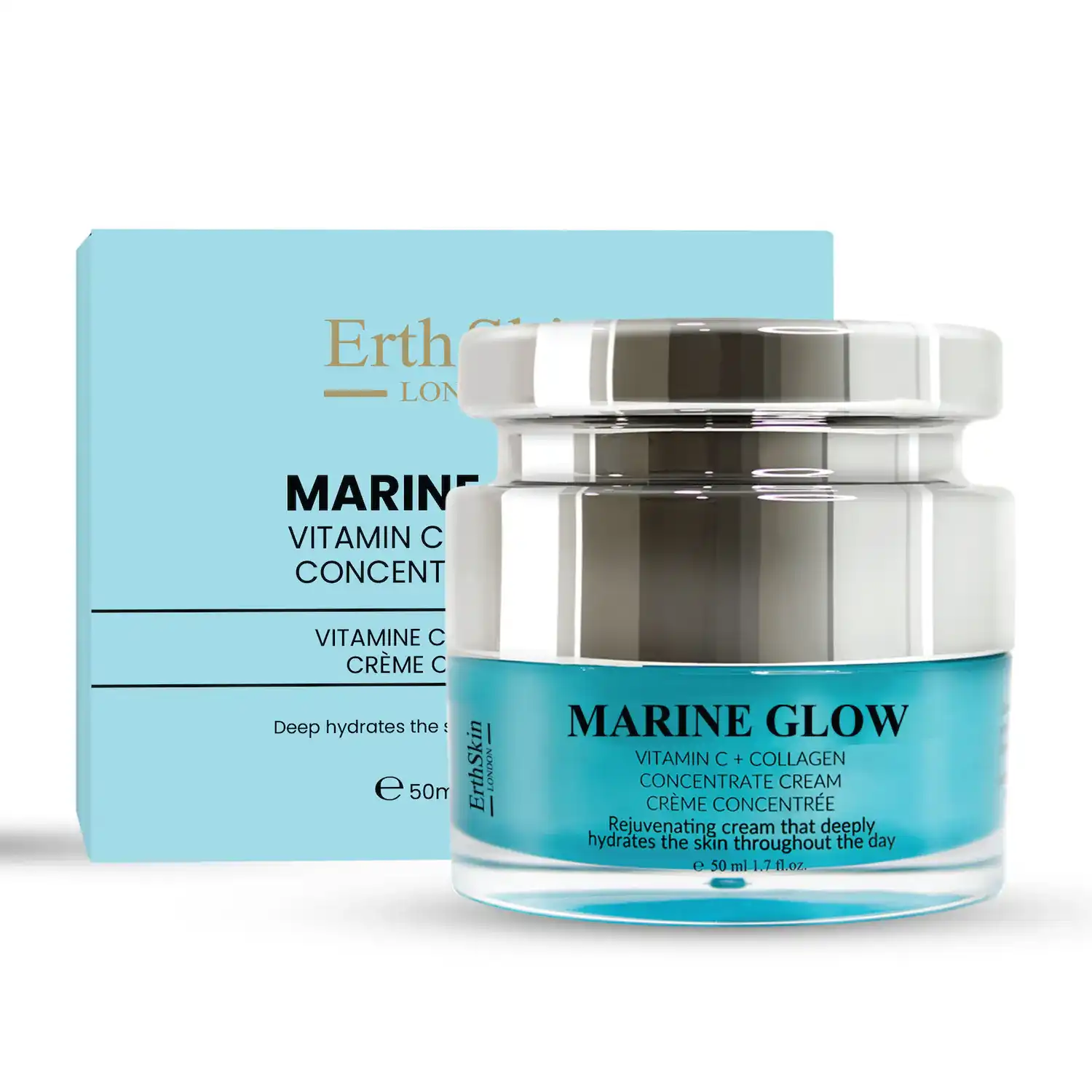 ErthSkin London - Crema hidratante con vitamina C Marine Glow Cremas faciales 50 ml female - ErthSkin London - Comparador de precios