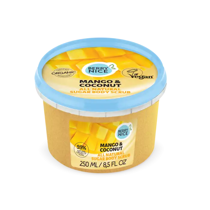 Exfoliante Corporal Mango y Coco 250 ml - Berry Nice - Comparador de precios