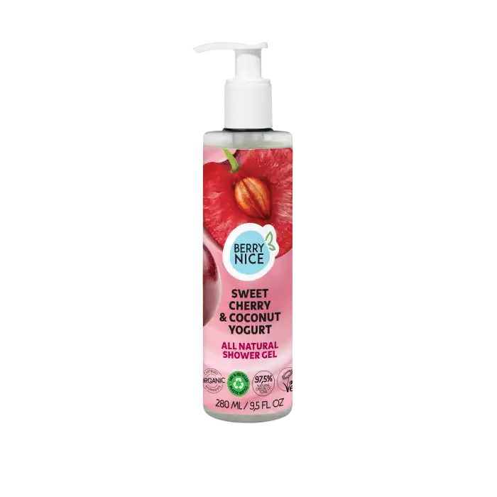 Gel de Ducha Cereza y Yogur de Coco 250 ml - Berry Nice - Comparador de precios