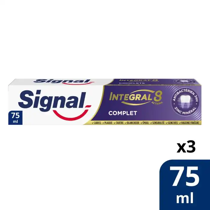 Integral 8 Complet Pack Pasta Dentrífica 75 ml - Signal - Comparador de precios