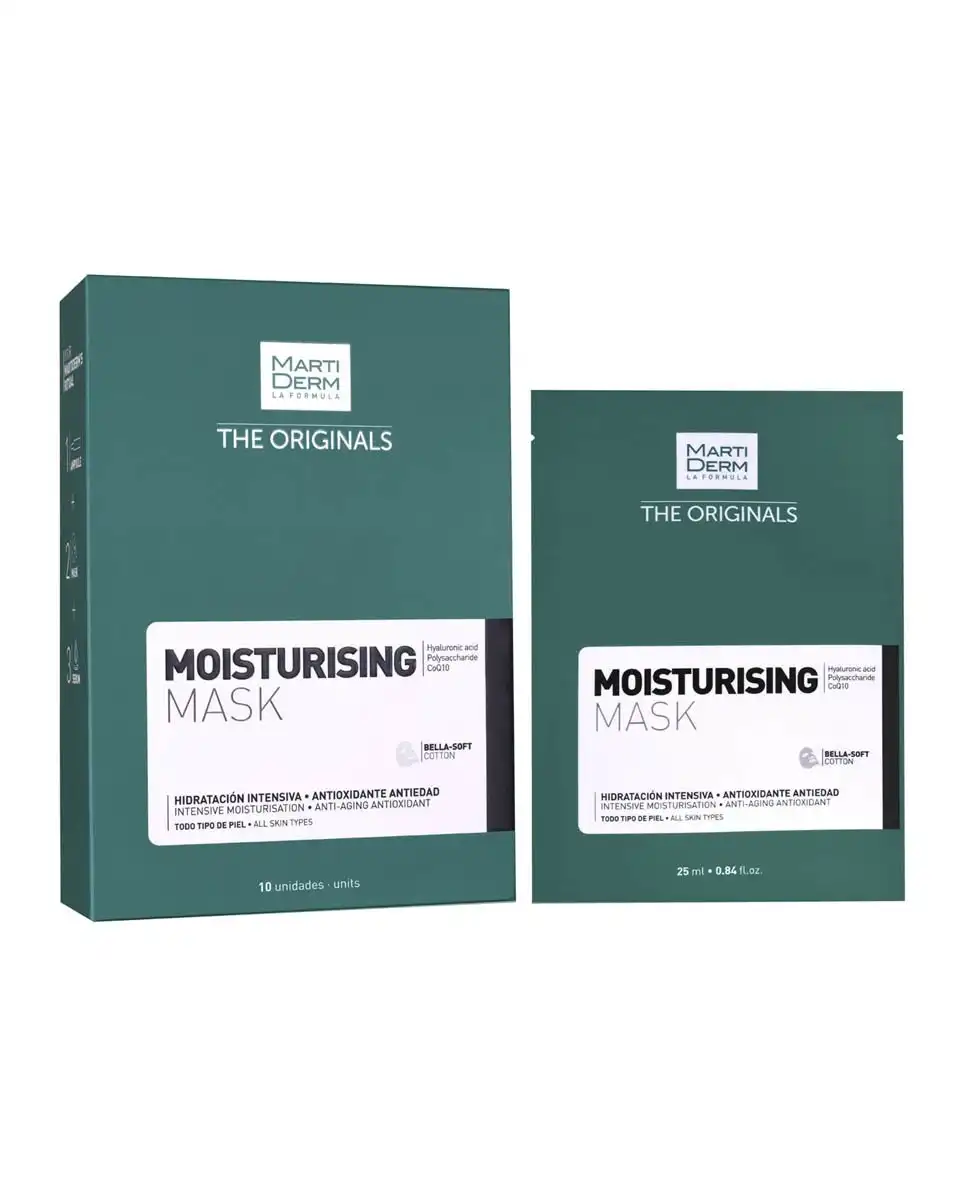 MartiDerm - 10 Mascarillas De Algodón Anti-Aging Moisturising Mask The Originals - MartiDerm - Comparador de precios