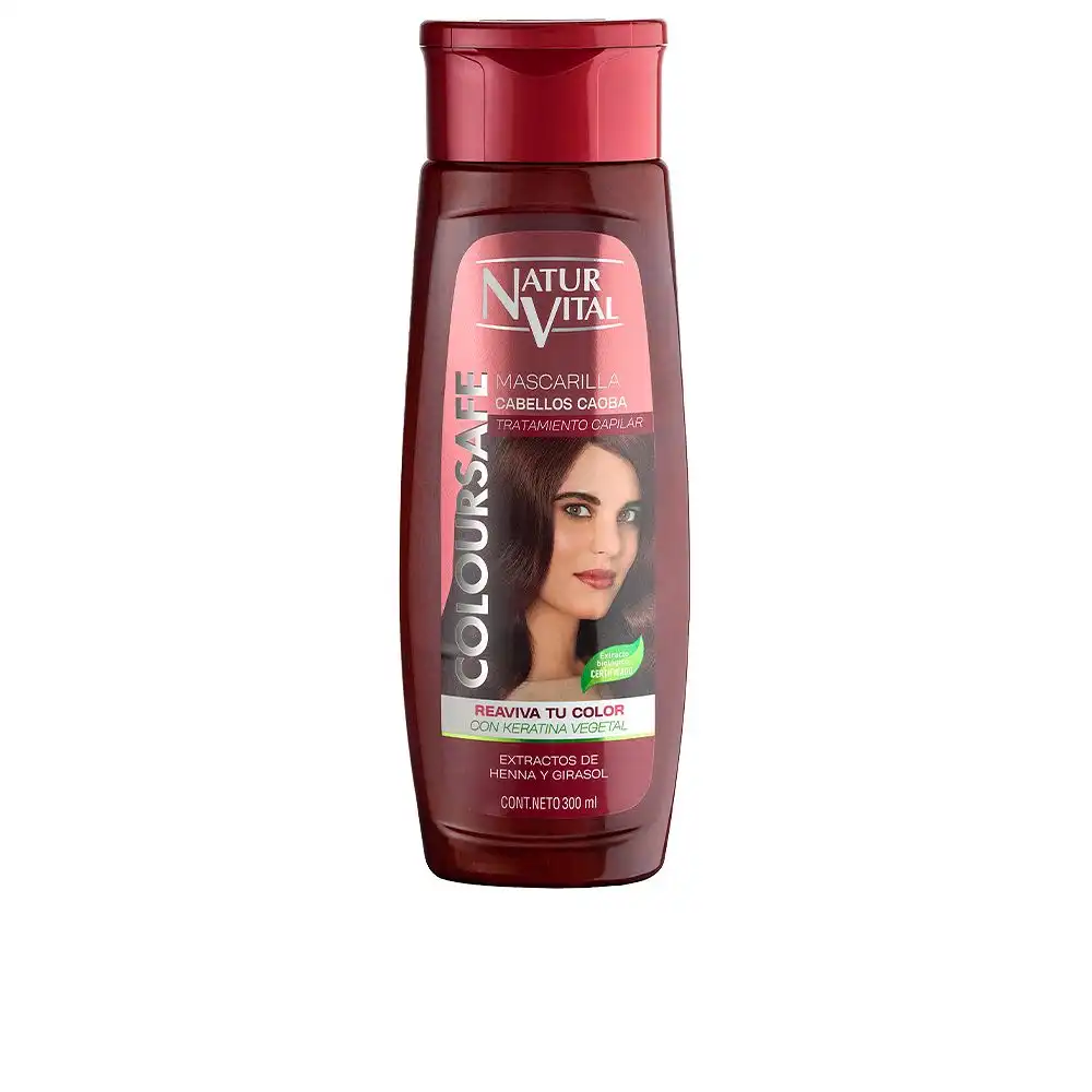 Mascarilla Coloursafe caoba 300 ml - Naturvital - Comparador de precios