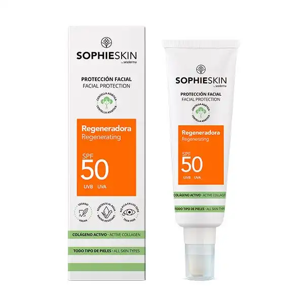 Protector Facial Regeneradora Spf50 - SOPHIESKIN - Comparador de precios