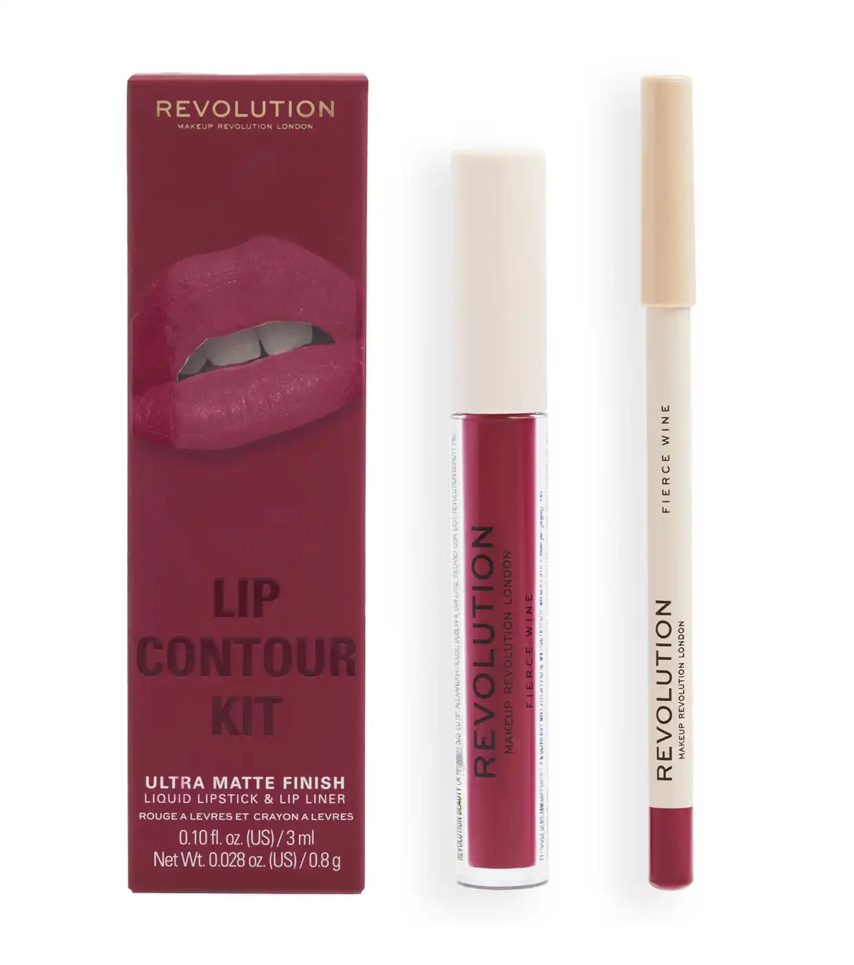 Revolution - Set de labios Lip Contour - Fierce Wine - Makeup Revolution - Comparador de precios