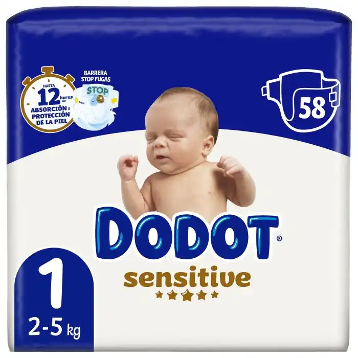Sensitive Talla 1 Pañales para Bebé 2-5kg - Dodot - Comparador de precios