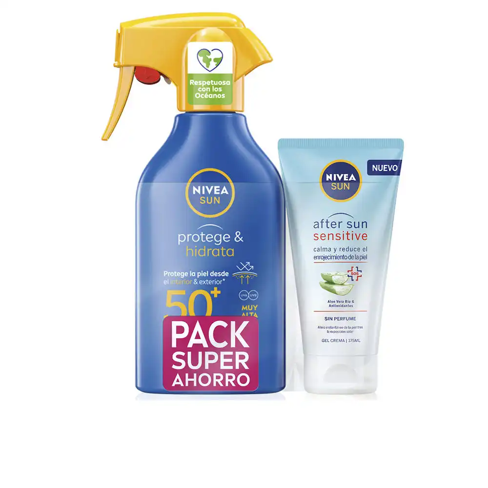 Sun PROTEGE&HIDRATA Pistola SPF50 270 Ml lote 2 pz - Nivea - Comparador de precios
