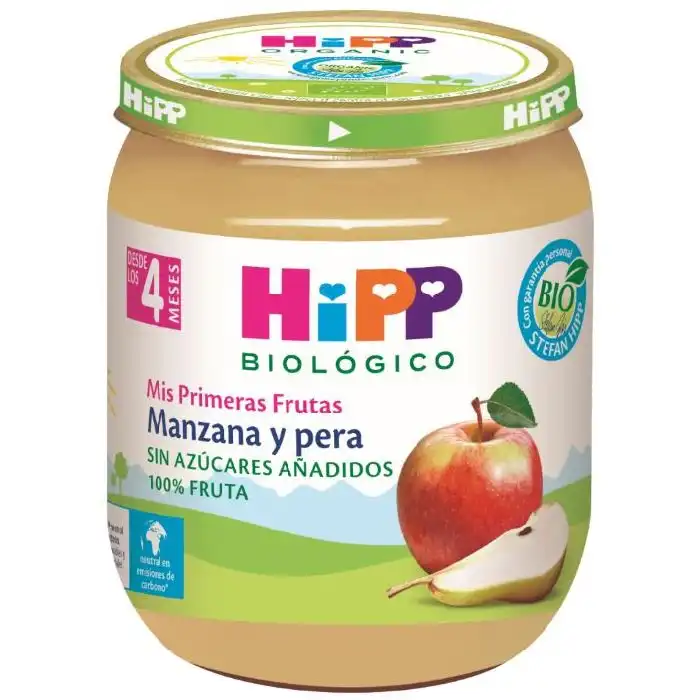 Tarrito de Manzana y Pera +4 Meses 125 gr - HiPP - Comparador de precios