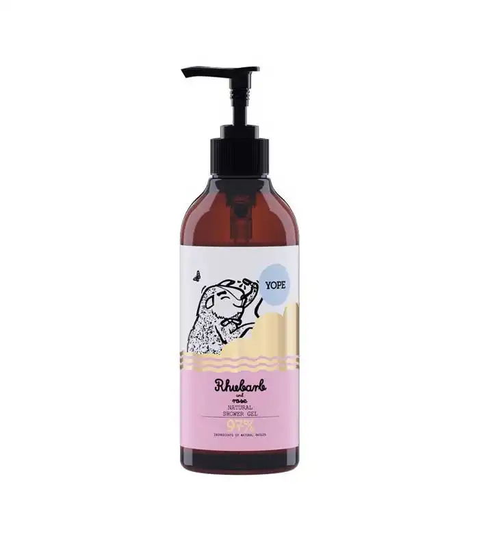Yope - Gel de ducha natural - Ruibarbo y Rosa - Yope - Comparador de precios