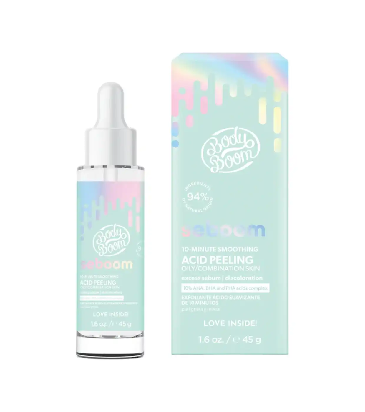 BodyBoom - *Seboom* - Peeling facial alisante con ácido 10-minute - piel mixta y grasa - Bodyboom - Comparador de precios