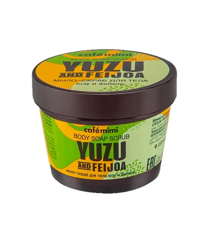 Café Mimi - Jabón exfoliante corporal de yuzu y feijoa - Café Mimi - Comparador de precios