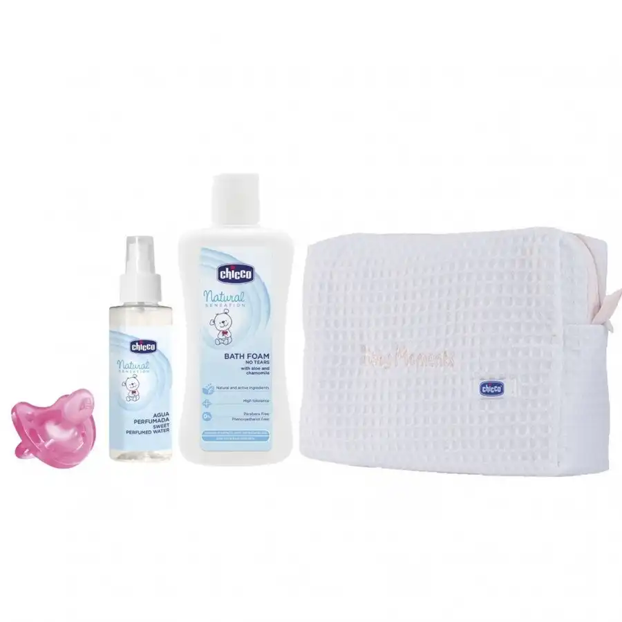 Chicco - Neceser Baby Piqué Rosa Chupetes 1 pieces unisex - Chicco - Comparador de precios