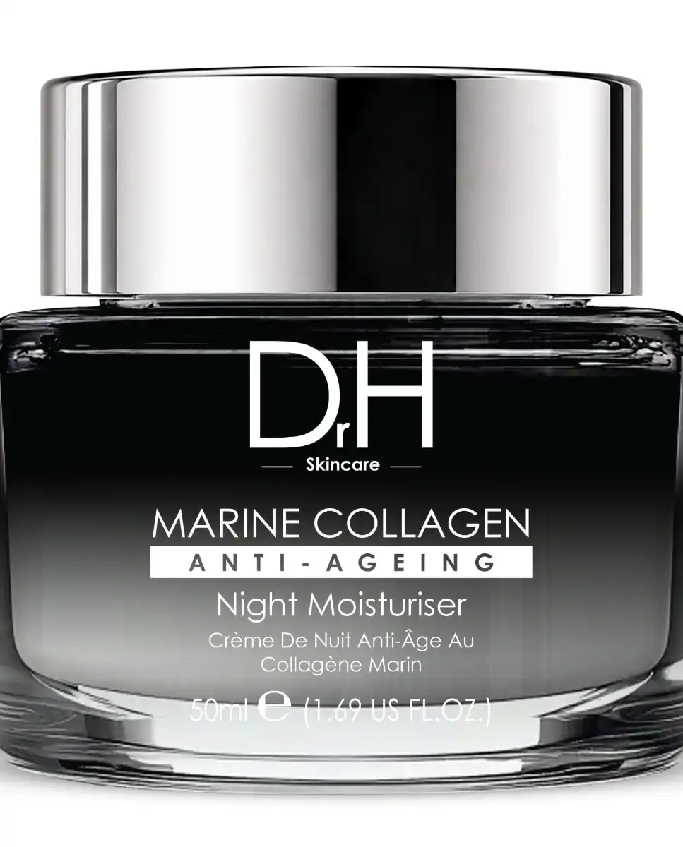 Crema hidratante de noche con colágeno marino Dr H 50ml 700 - Skin Chemists - Comparador de precios