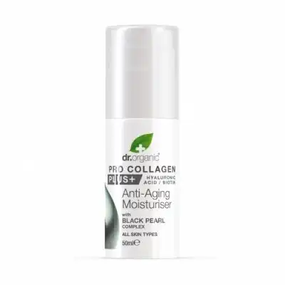Dr. Organic Crema Antiedad Pro Colágeno+ Perla Negra, 50 ml - Dr. Organic - Comparador de precios