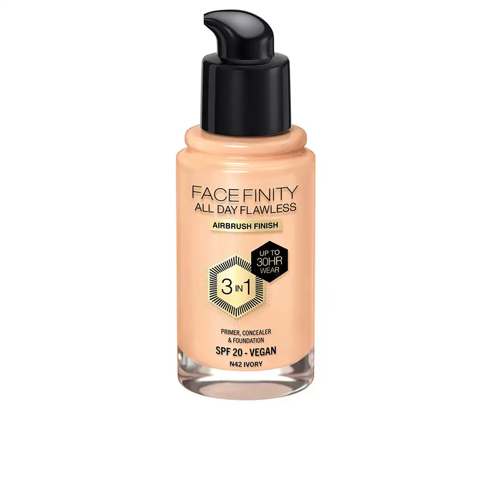 Facefinity All Day Flawless 3 In 1 foundation #N42-ivory - Max Factor - Comparador de precios