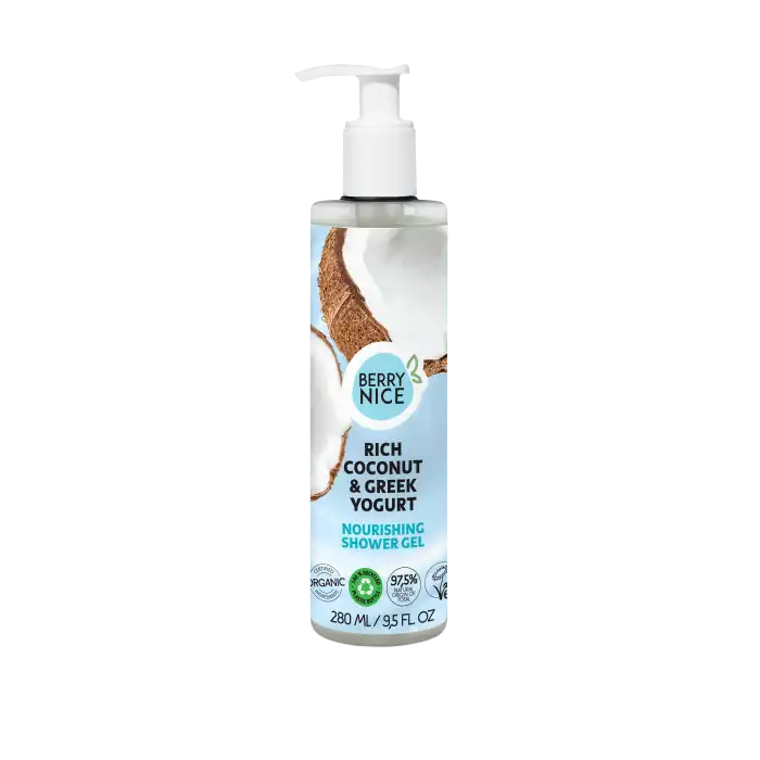 Gel de Ducha Nutritivo Coco y Yogur Griego 280 ml - Berry Nice - Comparador de precios