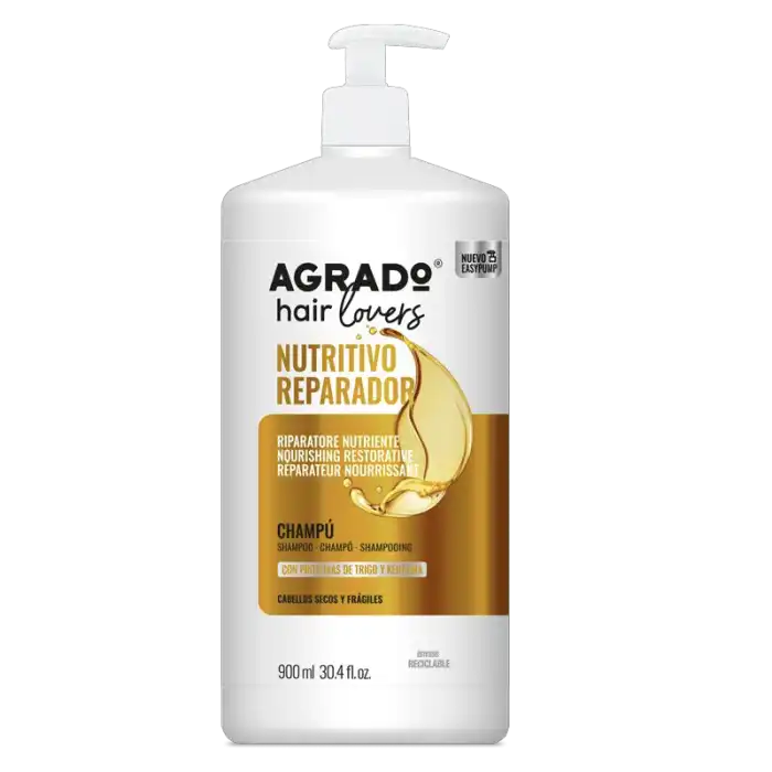 Hair Lovers Champú Nutritivo Reparador 900 ml - Agrado - Comparador de precios