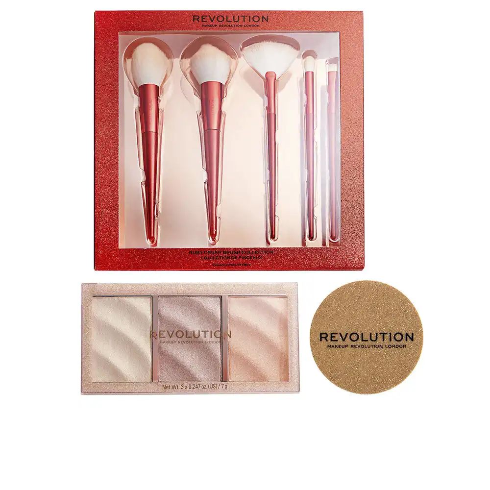 Ilumiadores & Brochas lote 3 pz - Revolution Make Up - Comparador de precios