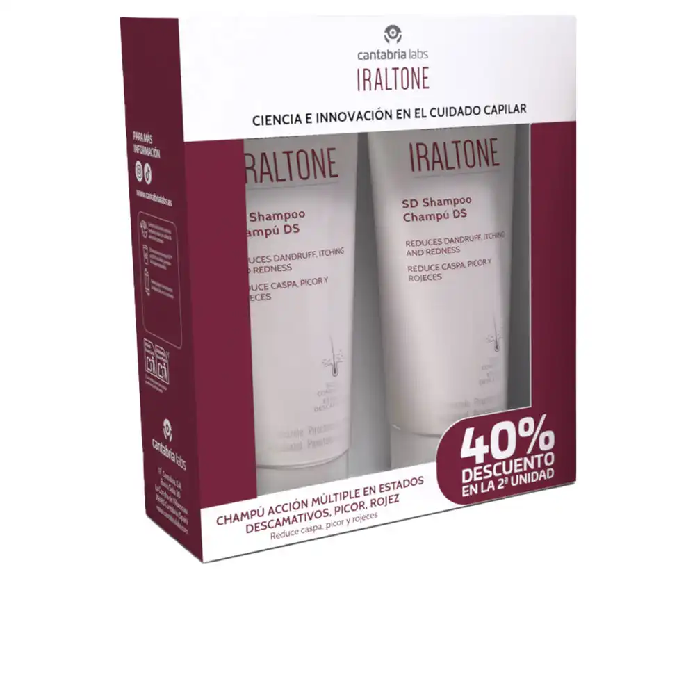 Iraltone Ds champú pack 2 x 200 ml - Cantabria Labs - Comparador de precios