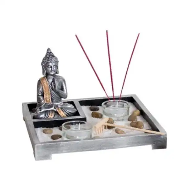JardÃn Zen Con Porta Vela - WELLSAND - Comparador de precios