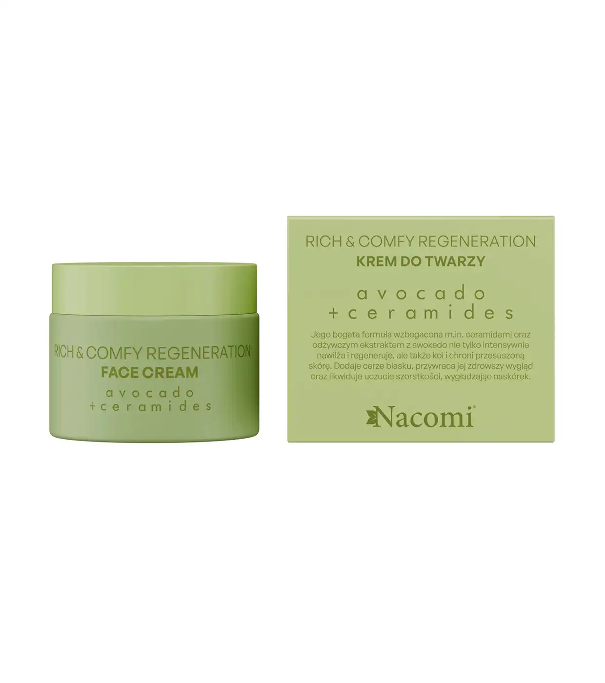 Nacomi - *Rich & Comfy Regeneration* - Crema facial regenerador con aguacate y ceramidas - Nacomi - Comparador de precios