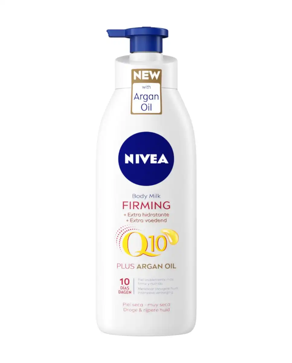 NIVEA - Loción Corporal Reafirmante E Hidratante Q10 Con Aceite De Argán - Nivea - Comparador de precios