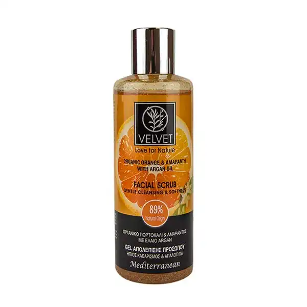 Organic Orange & Amaranth With Argan Oil Facial Scrub - Velvet - Comparador de precios