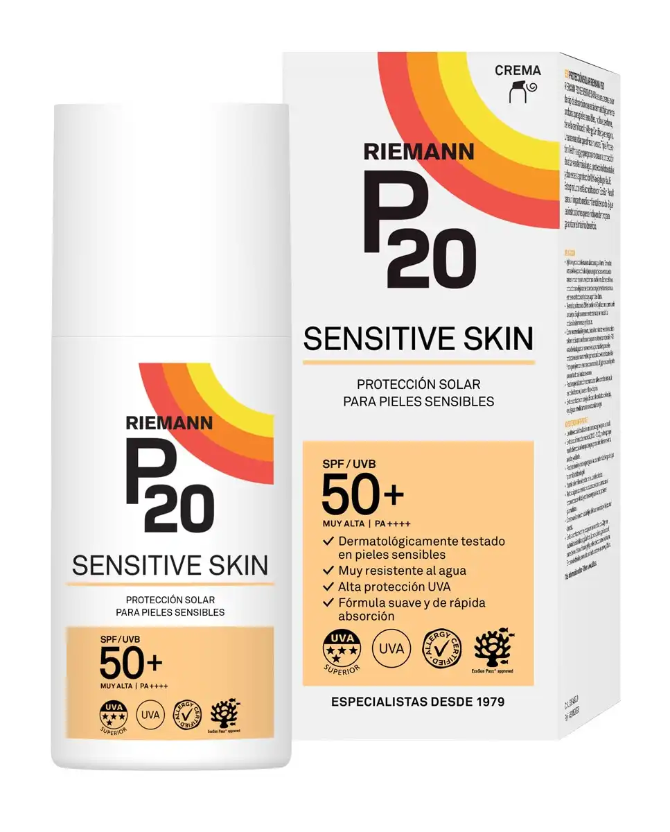 P20 - Protección solar para pieles sensibles SPF50+ P20. - P20 - Comparador de precios