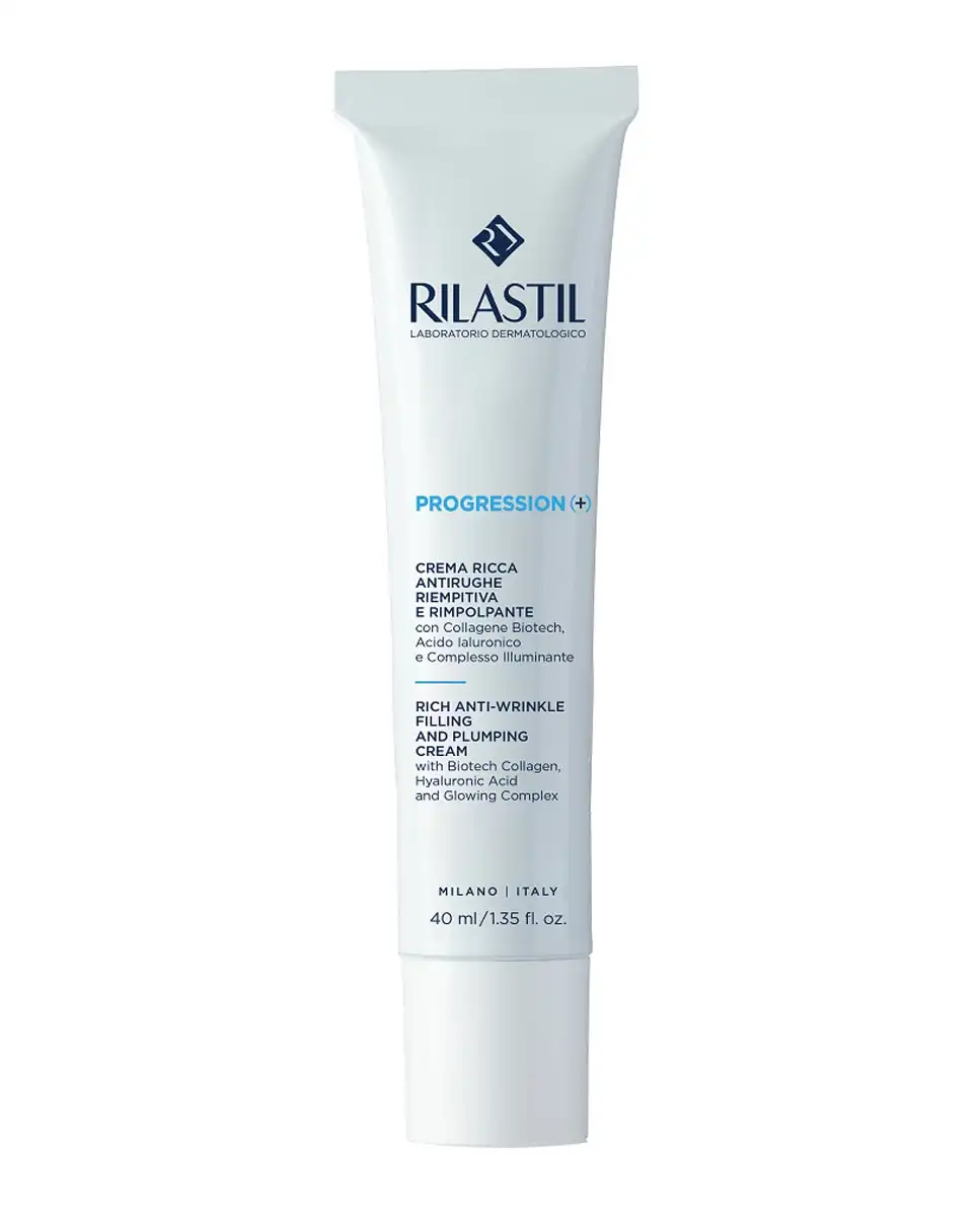 Rilastil - Crema Rica Antiarrugas Progression (+) 40 Ml - Rilastil - Comparador de precios