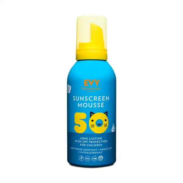 Sunscreen Mousse Kids Spf50 - EVY TECHNOLOGY - Comparador de precios