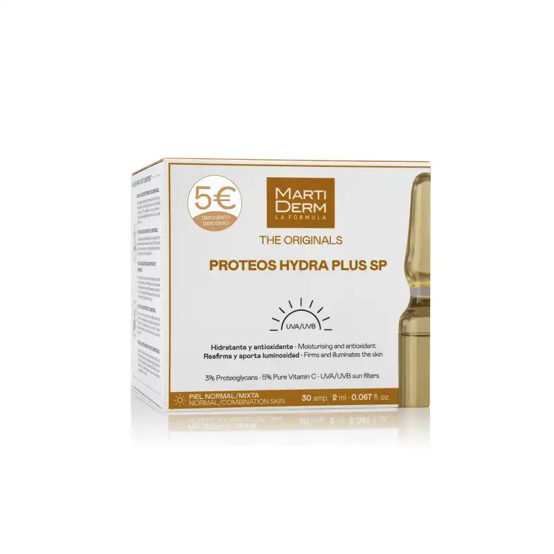 The Originals Proteos Hydra Plus Sp 30 Ampollas + 5€ Dto - MartiDerm - Comparador de precios