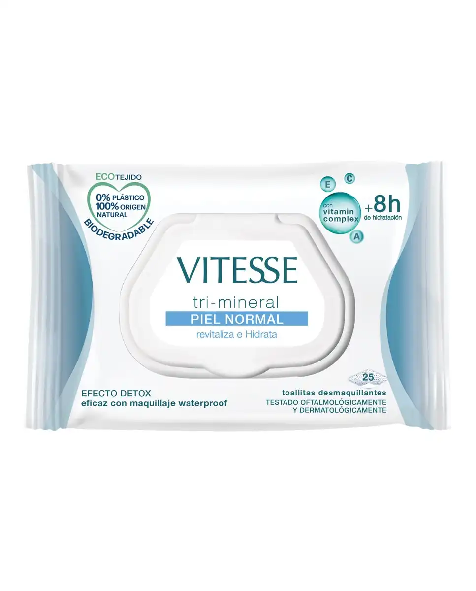 Vitesse - Toallitas Desmaquillantes Piel Normal Biodegradables - Vitesse - Comparador de precios