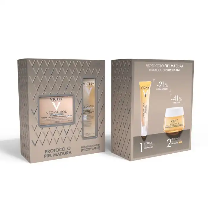 Estuche Neovadiol Protocolo Reafirmante Antimanchas SPF50 65 ml - Vichy - Comparador de precios