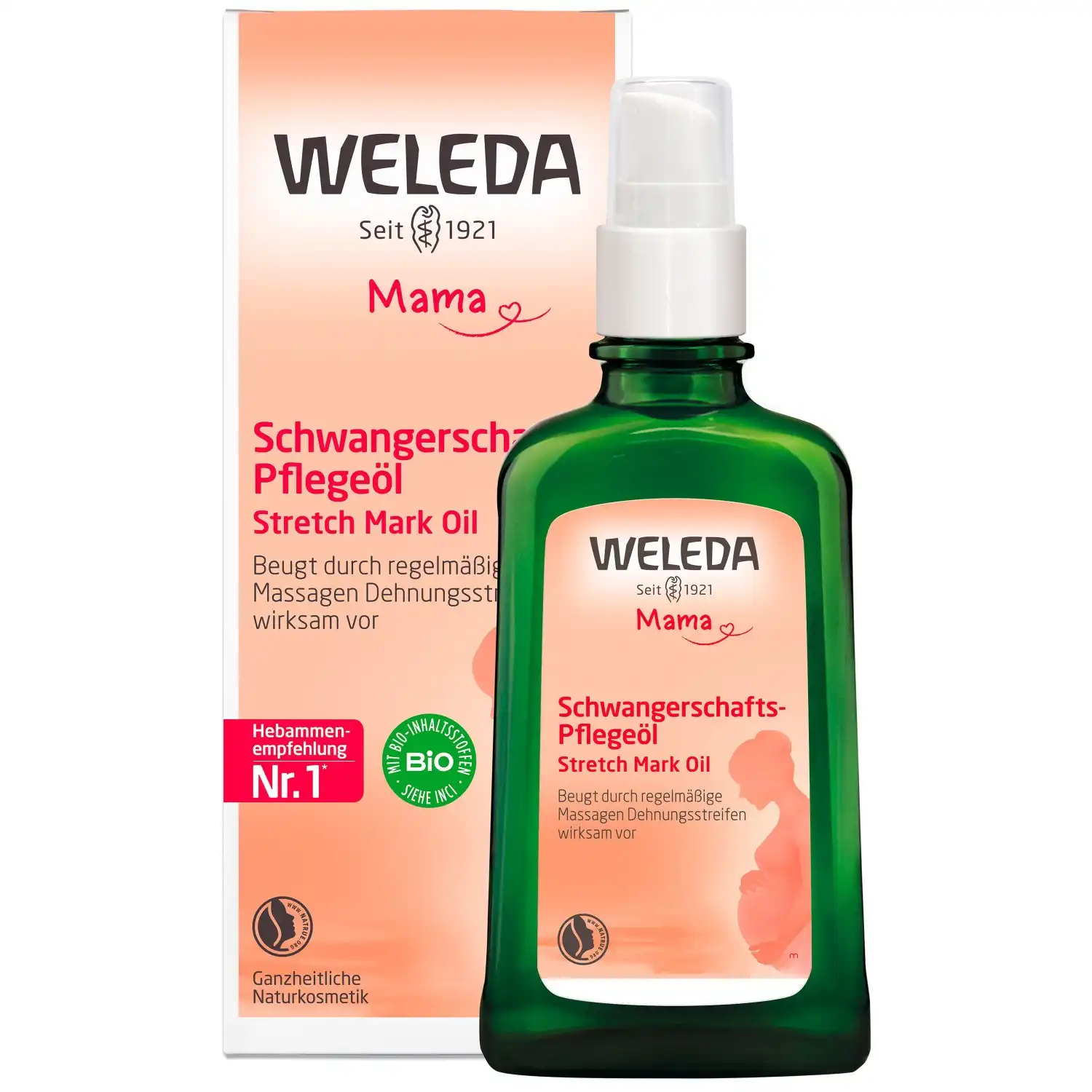 Aceite para el cuidado durante el embarazo Manteca corporal 100 ml - Travel Size - Weleda - Comparador de precios