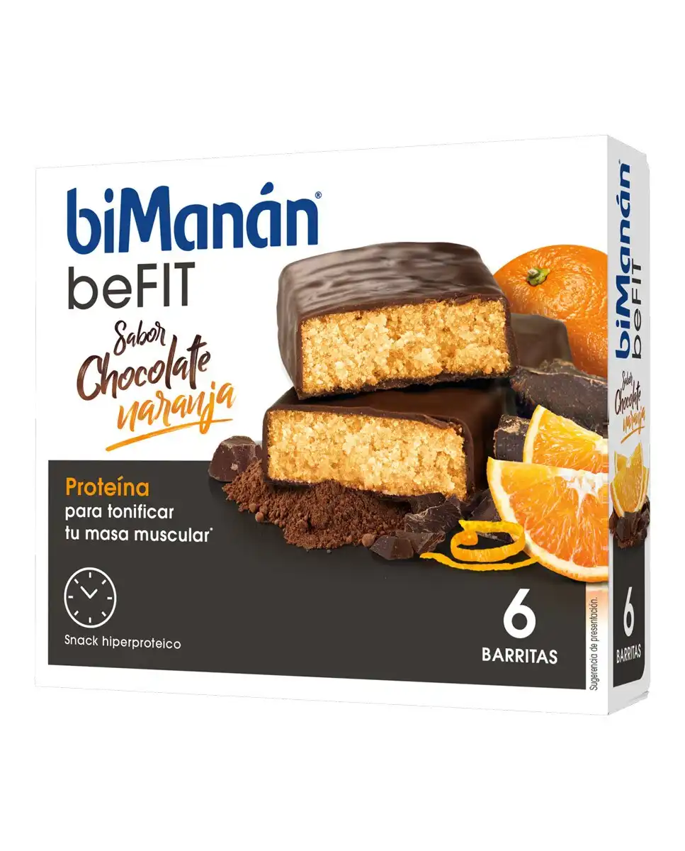 BiManán® - Barritas BeFIT Chocolate Naranja Bimanan - BiManán® - Comparador de precios