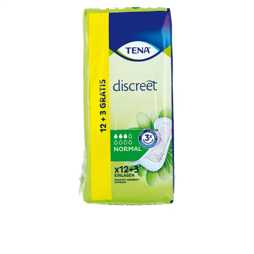 Discreet compresa incontinencia normal 15 u - Tena Lady - Comparador de precios