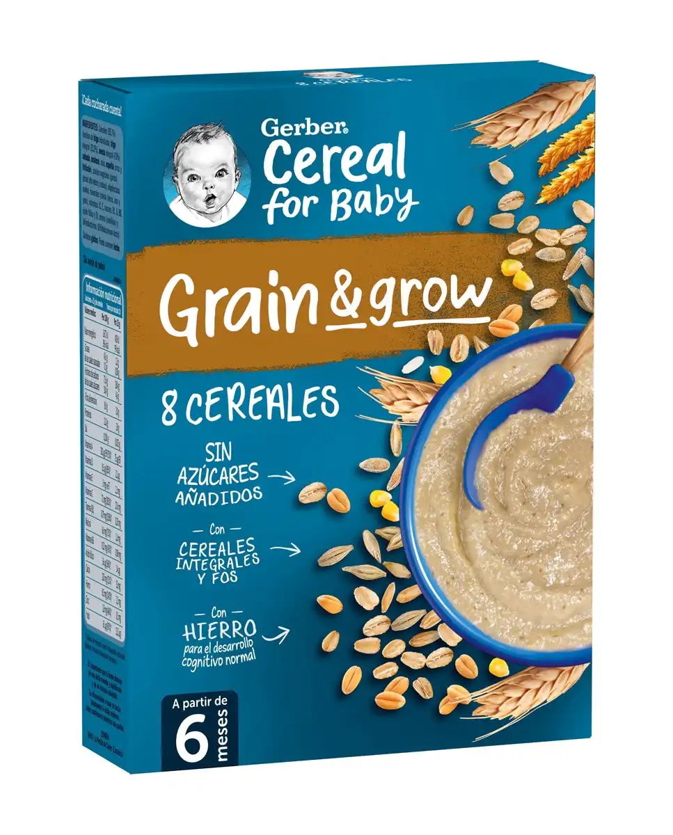 Gerber - Papilla 8 Cereales 250 G - Gerber - Comparador de precios