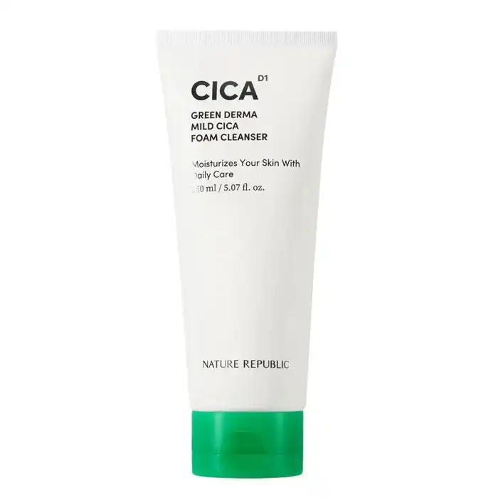 Green Derma Mild Cica Espuma Limpiadora 150 ml - Nature Republic - Comparador de precios