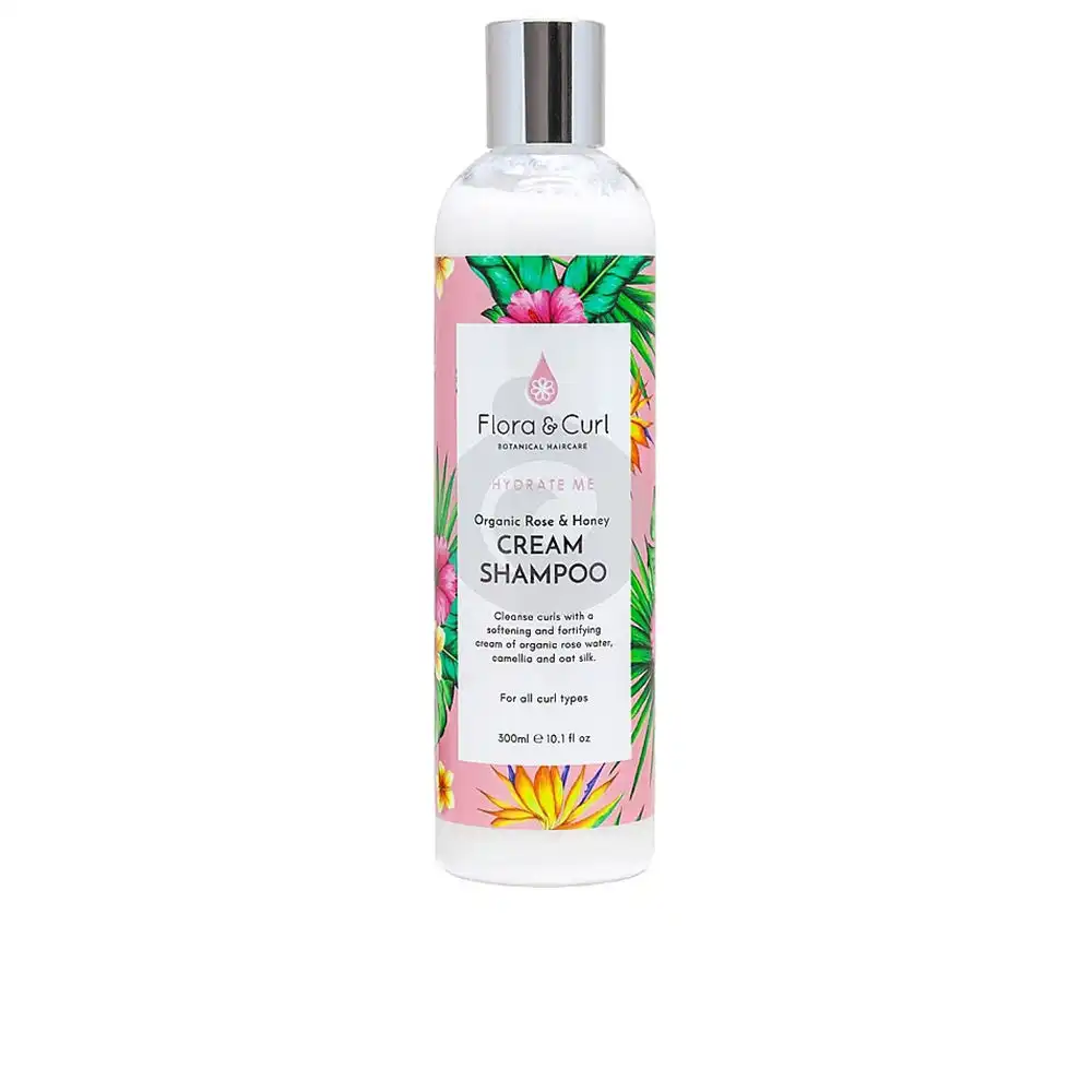 Hidrate Me organic rose & honey cream shampoo 300 ml - Flora And Curl - Comparador de precios