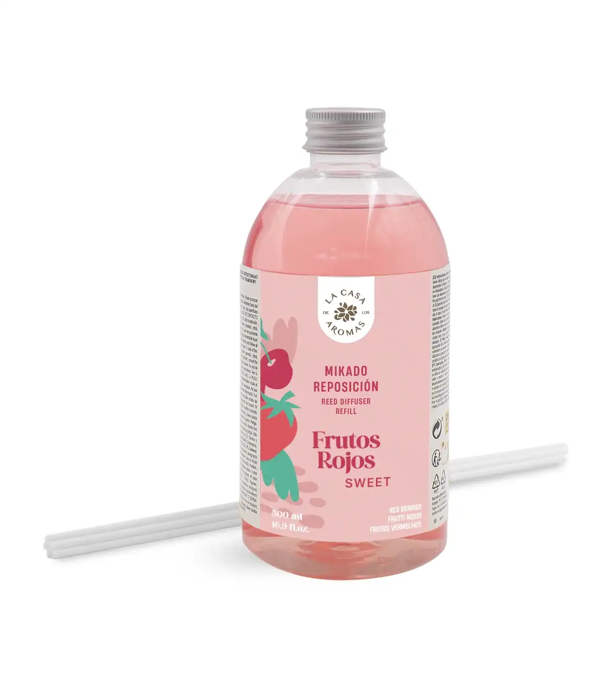 La Casa de los Aromas - Recarga ambientador mikado 500ml - Frutos Rojos Sweet - La Casa de los Aromas - Comparador de precios